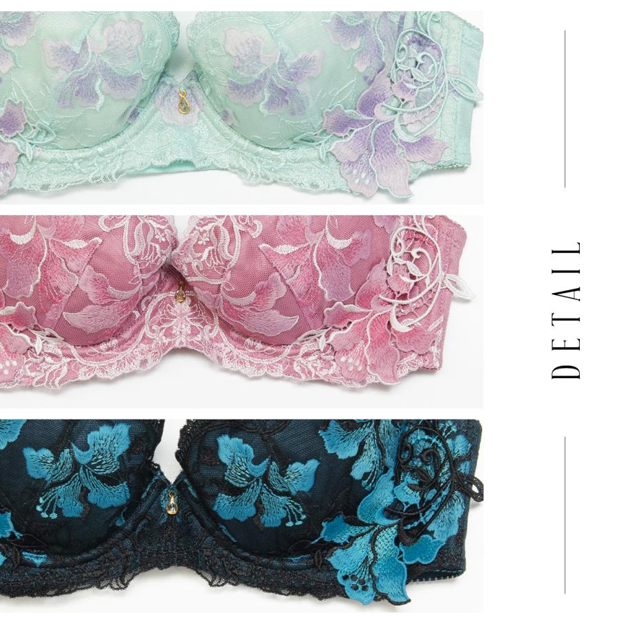 ブラジャー ロージィリリー ワイヤーブラジャー 女性 下着 ブラ 単品 レディース グラマー 大きいサイズ レース 刺繍 エレーヌ elene公式 爆買 X-Rated |  | 21