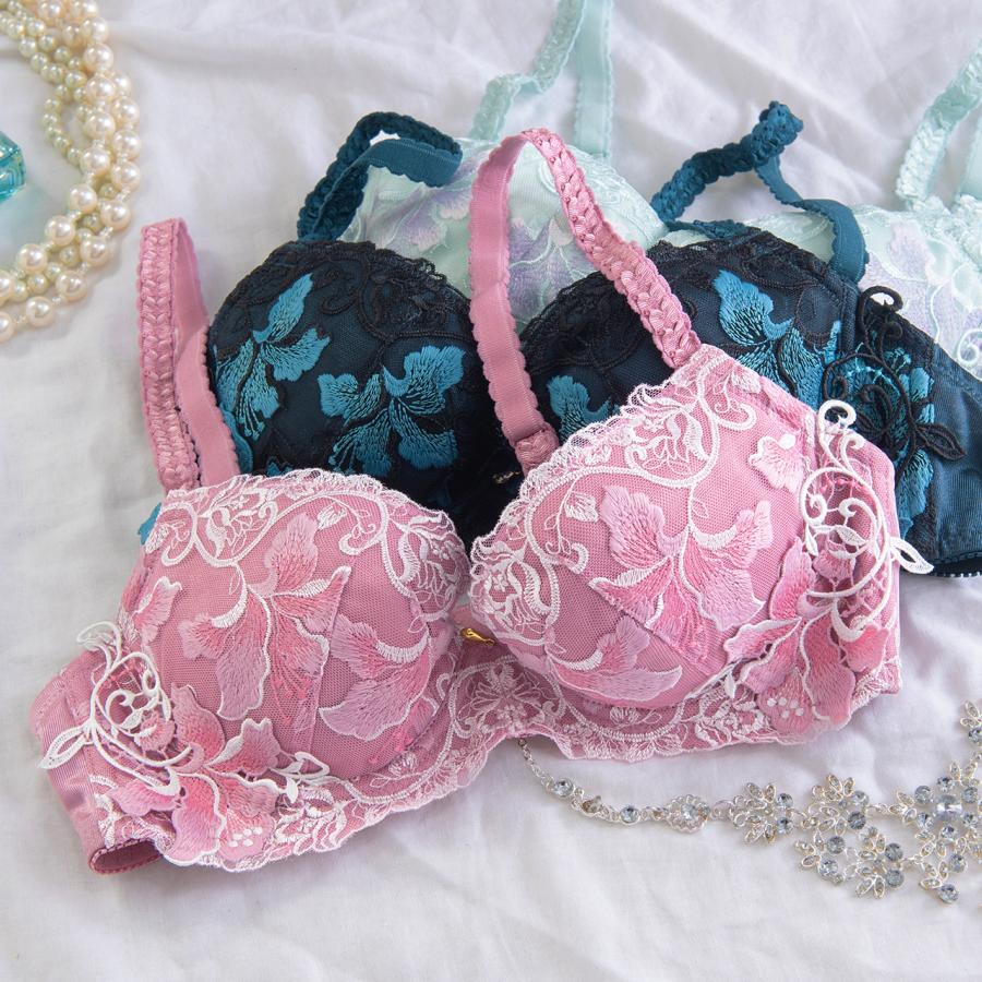 ブラジャー ロージィリリー ワイヤーブラジャー 女性 下着 ブラ 単品 レディース グラマー 大きいサイズ レース 刺繍 エレーヌ elene公式 爆買 X-Rated |  | 22