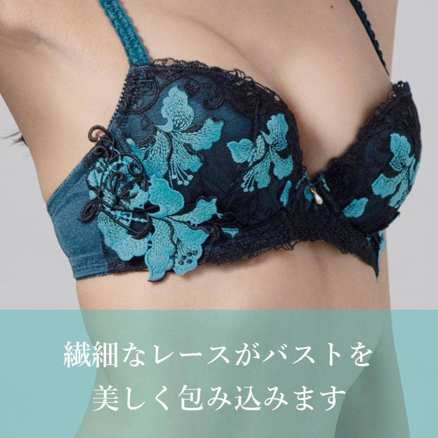 ブラジャー ロージィリリー ワイヤーブラジャー 女性 下着 ブラ 単品 レディース グラマー 大きいサイズ レース 刺繍 エレーヌ elene公式 爆買 X-Rated |  | 09