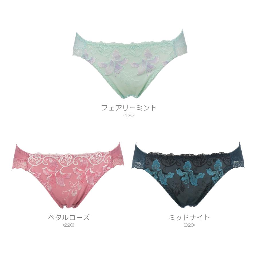 ショーツ ロージィリリー スタンダードショーツ ペアショーツ  女性 下着 単品 ノーマルショーツ レディース レース 刺繍 エレーヌ elene 公式 爆買 X-Rated |  | 15