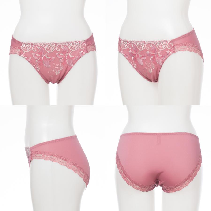 ショーツ ロージィリリー スタンダードショーツ ペアショーツ  女性 下着 単品 ノーマルショーツ レディース レース 刺繍 エレーヌ elene 公式 爆買 X-Rated |  | 16