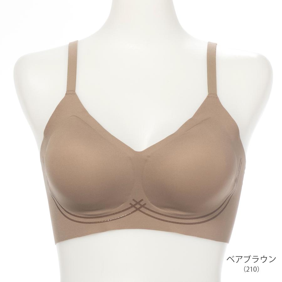 シームレスブラ ハーフトップブラジャー まるで無感覚 エアドリームプラス ノンワイヤー 補整ブラ ブラジャー 無縫製 透けない レディース エレーヌ elene 爆買 |  | 20