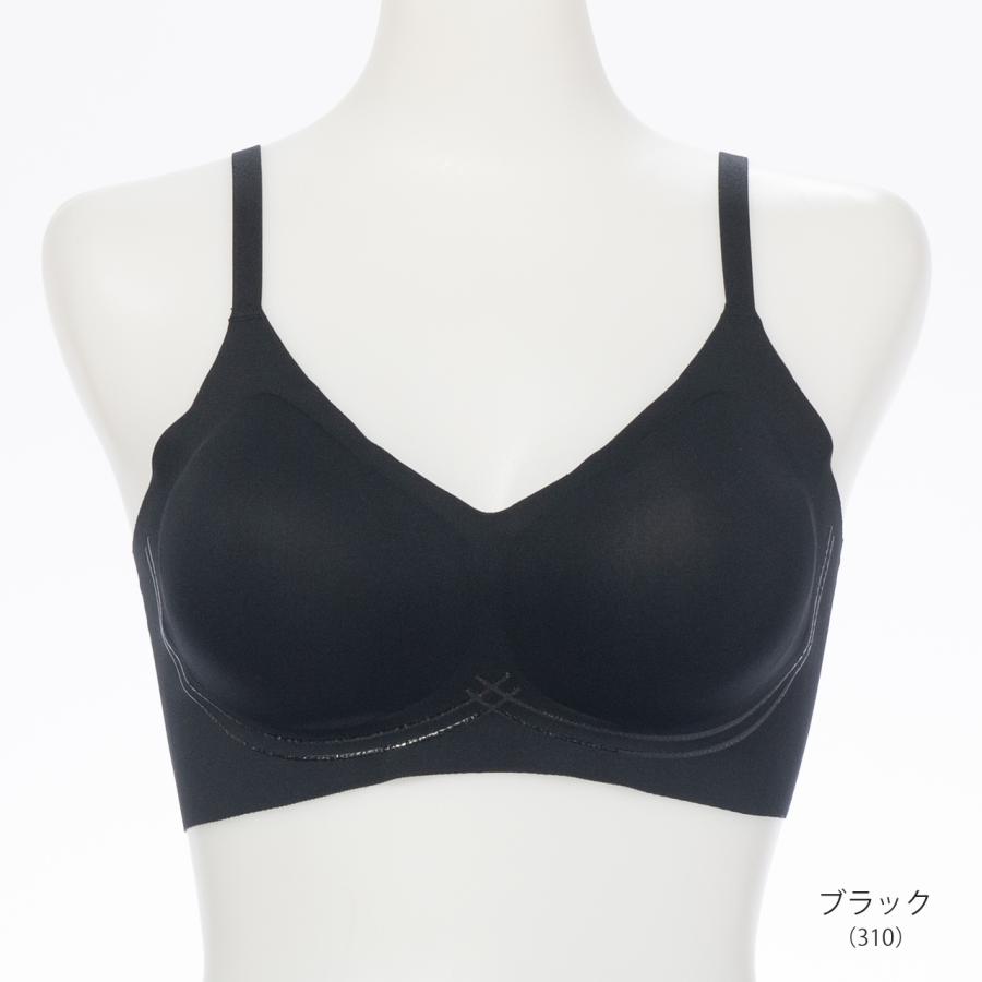 シームレスブラ ハーフトップブラジャー まるで無感覚 エアドリームプラス ノンワイヤー 補整ブラ ブラジャー 無縫製 透けない レディース エレーヌ elene 爆買 |  | 21