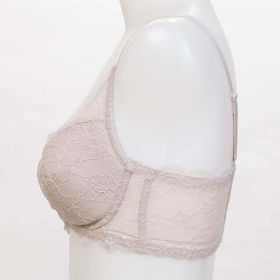 脇抑え＆バストアップ ノンワイヤーブラジャー 夏ブラ 女性 下着 レディース ブラ 単品 脇高 ブラジャー 接触冷感 バストアップ エレーヌ ...