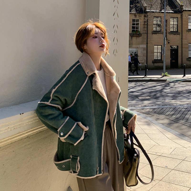 想像を超えての レディース 韓国ファッション ムートンジャケット アウター ジャケット メンズライク オトナかっこいい クール 長袖 きれいめ 休日コーデ 学生 ママコーデ お 60 Off Sunrisefinserve Com