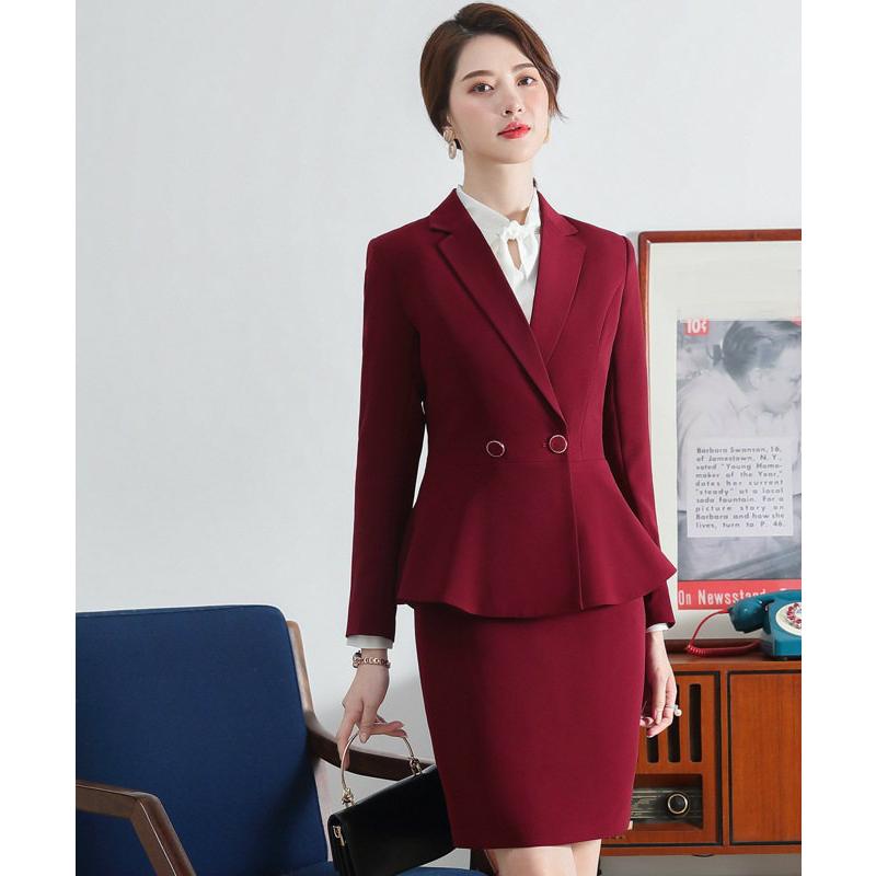 レディース 韓国ファッション 3点セット スーツ ジャケット ブラウス 
