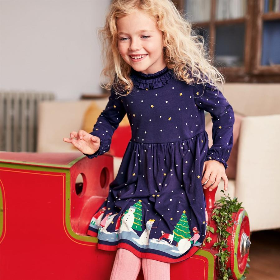 キッズワンピース クリスマス柄 ヨーロッパ向けデザイン 北欧柄子供服 P4vg11b5ux Elephant Nose ヤフー店 通販 Yahoo ショッピング