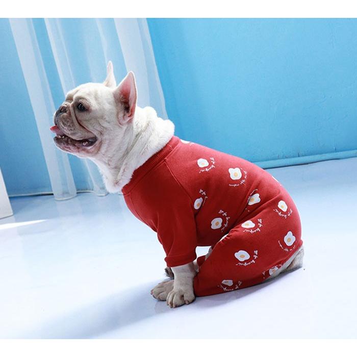 ドッグ つなぎ オールインワン トレーナー ドッグウェア 犬の服 犬服 目玉焼き 小型犬 中型犬 大型犬 ネコポス送料無料 Dt Clarah 通販 Yahoo ショッピング