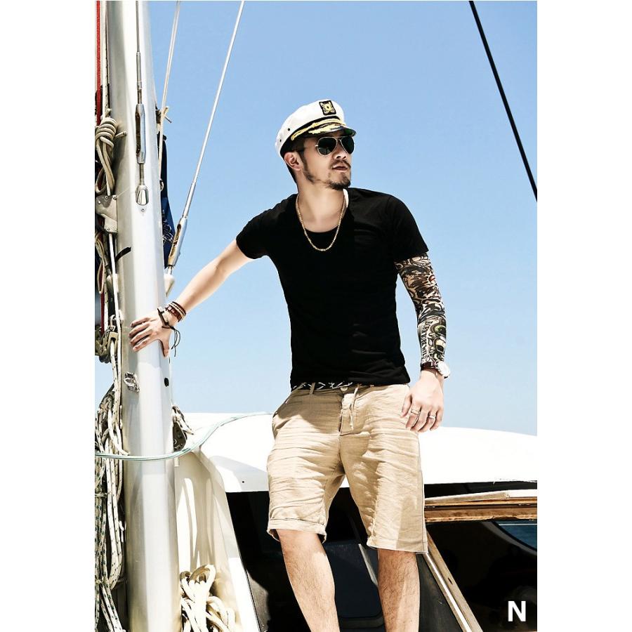 メンズ タトゥーアームカバー タトゥーレギンス レギンスアーム