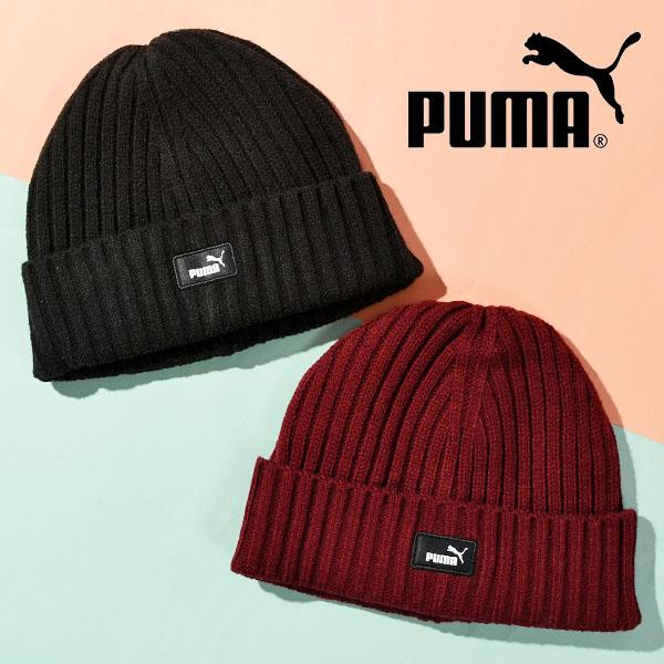ネコポス発送！送料無料 30%off プーマ ニット帽 メンズ レディース PUMA ESS フィッシャーマン ビーニー ロゴ 折り返し 帽子 防寒 2025秋冬新作 026401 | PUMA
