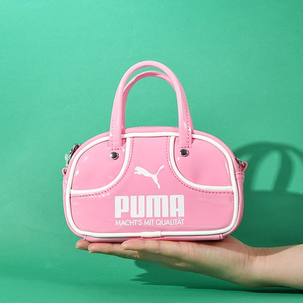 キャディバッグ　PUMA プーマ　エナメル 匿名発送】プーマ キャディーバッグ 赤色 エナメル 希少 レア - メルカリ