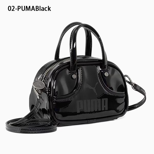 プーマのエナメルバック PUMA（プーマ） レディース エナメル ミニショルダーバッグ PUMA 1976