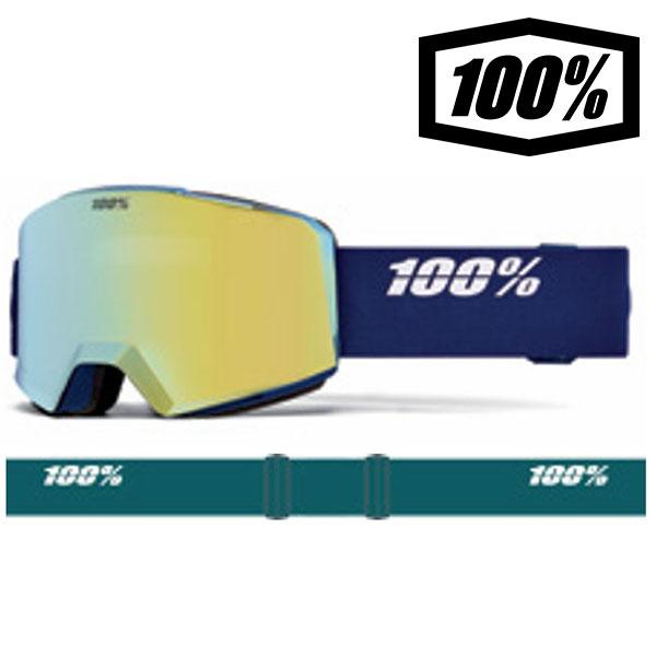 100% ワンハンドレッド NORG ゴーグル グリーン 予備レンズ 100% ラスト1点 スノーゴーグル ワンハンドレッドパーセント NORG