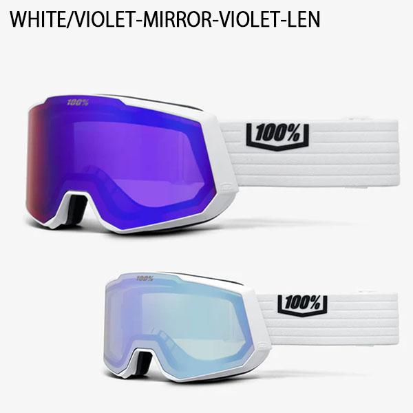 スノーゴーグル 100% ワンハンドレッドパーセント SNOWCRAFT XL スノークラフト アジアンフィット レンズ スノボ スノー ゴーグル 2025-2026冬新作 20%off_2