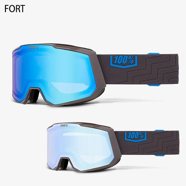 スノーゴーグル 100% ワンハンドレッドパーセント SNOWCRAFT XL スノークラフト アジアンフィット レンズ スノボ スノー ゴーグル 2025-2026冬新作 20%off_3