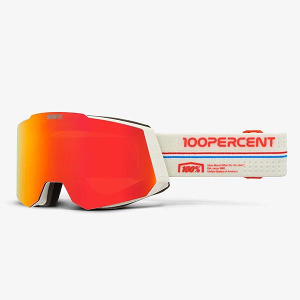 100% ラス1 スノーゴーグル ワンハンドレッドパーセント SNOWCRAFT
