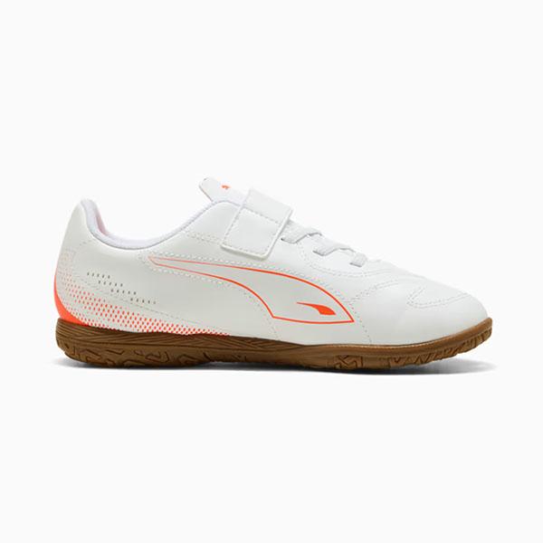 PUMA VIRTUS サッカーシューズ ホワイト/オレンジ取り替え式 PUMA