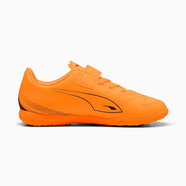 Puma サッカーシューズ オレンジ 新品未使用 PUMA（プーマ） キッズ サッカー 室内用 トレーニングシューズ
