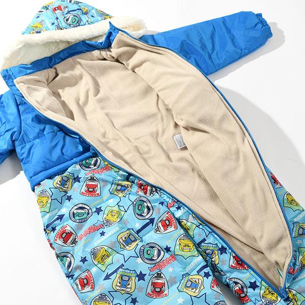 100サイズ のみ スノージャンプスーツ 新幹線 JR公認 キッズ ジュニア