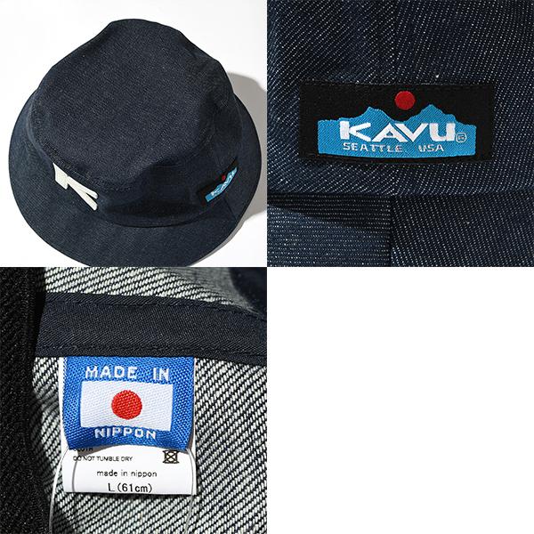 KAVU（カブー） デニム Kハット メンズ レディース 帽子 バケット