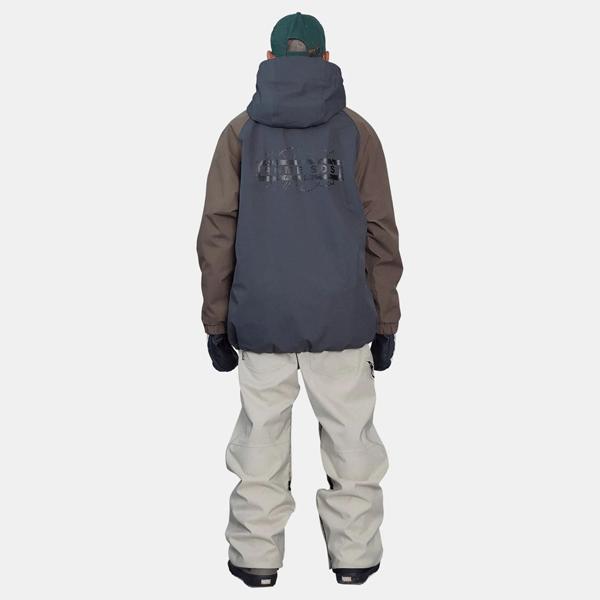 40%off Lサイズ のみ スノーボードウェア ROME SDS ローム DRIFTER JACKET ドリフタージャケット メンズ ジャケット グレー スノーウェアの画像
