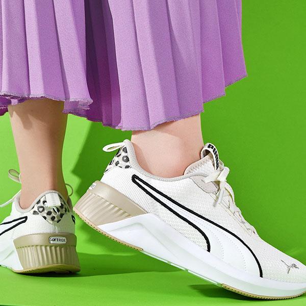 PUMA 27%off ヒョウ柄 プーマ レディース スニーカー 履き心地抜群