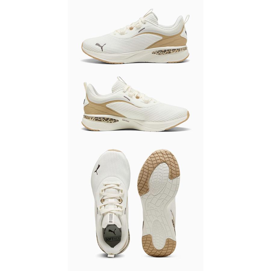 ヒョウ柄 プーマ レディース スニーカー 履き心地抜群 ふわふわインソール PUMA SOFTRIDE チャーム アニマル ウィメンズ レオパード 2026春夏新作 312967 | PUMA | 06