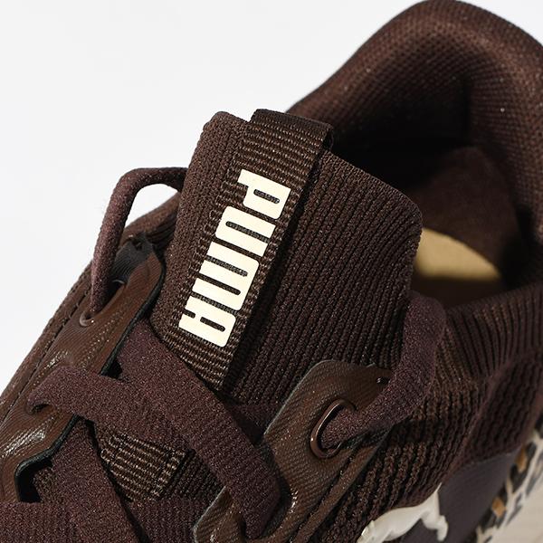 ヒョウ柄 プーマ レディース 厚底 スニーカー 履き心地抜群 ふわふわインソール PUMA SOFTRIDE メイブ アニマル ウィメンズ レオパード 2026春夏新作 313610 | PUMA | 08