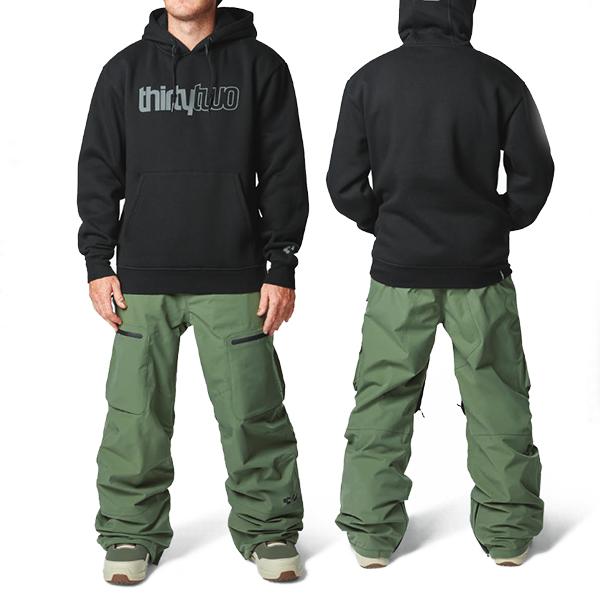 thirtytwo XL ブラック スノーボードパンツ thirtytwo（サーティーツー） 35%off ラスト1点 XLサイズ スノーボード