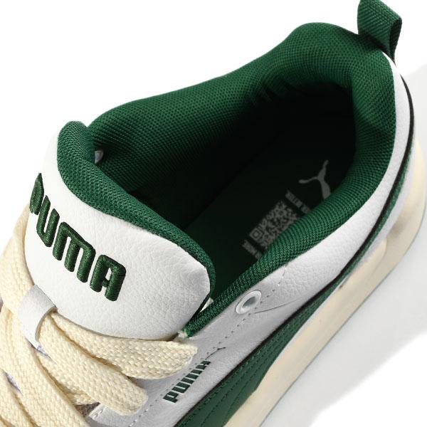 プーマ レディース スニーカー PUMA パーク ライフスタイル ローカット シューズ 靴 ホワイト 白 グリーン 緑 2024春夏新作 395084｜elephant｜11