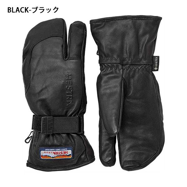 HESTRA（ヘストラ） レザーミトン 3-Finger GTX Full Leather MITTEN