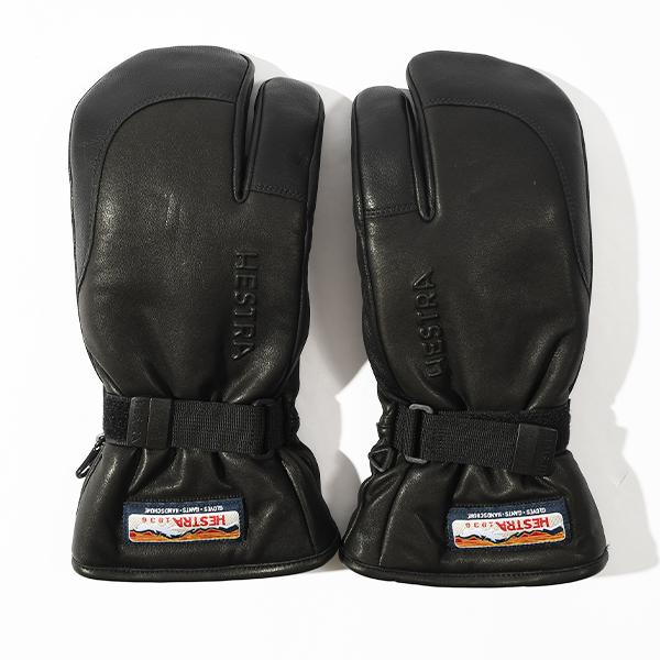 HESTRA（ヘストラ） レザーミトン 3-Finger GTX Full Leather MITTEN