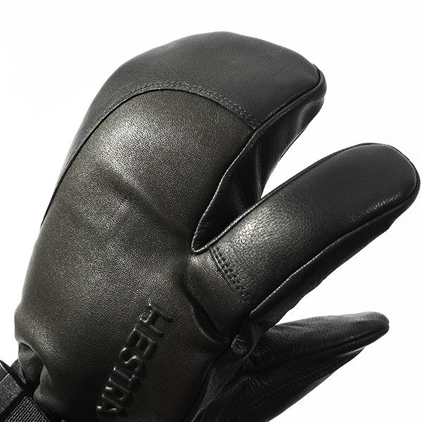 HESTRA（ヘストラ） レザーミトン 3-Finger GTX Full Leather MITTEN