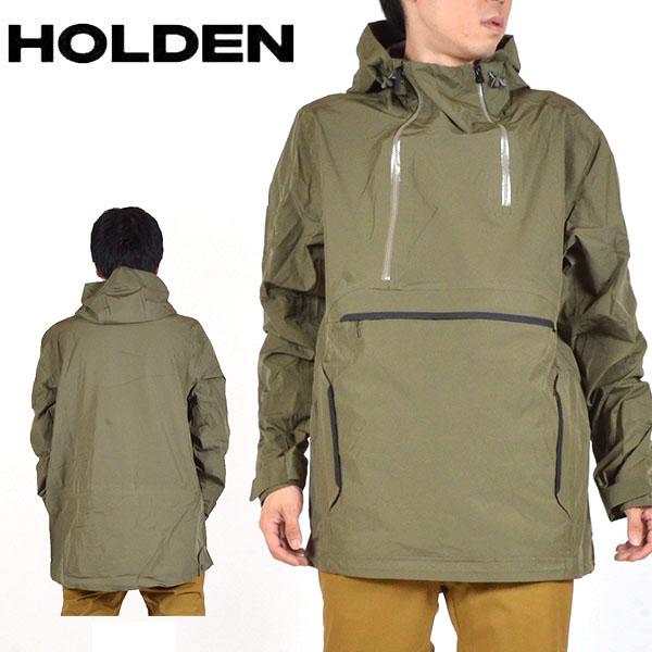 処分特価 Mサイズのみ スノーボードウェア Holden ホールデン 3 Layer Anorak Jacket アノラック ジャケット メンズ グリーン 緑 特割35 エレファントsports Paypayモール店 通販 Paypayモール