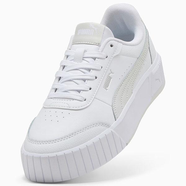 ⭐️新品未使用⭐️PUMA ホワイト 厚底スニーカー 新品タグ付き 26年春夏カラー PUMA（プーマ） 2026春夏新色 レディース 厚底 スニーカー キャリーナ