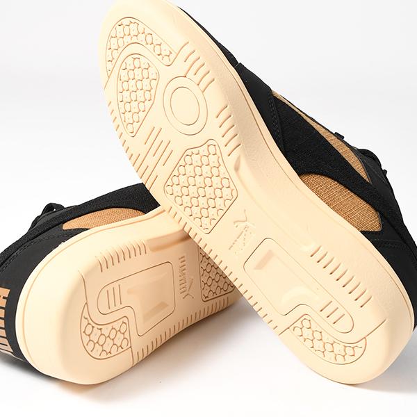 2026春夏新作 アッパー麻素材 プーマ メンズ スニーカー PUMA リバウンド V6 ロウ H ローカット シューズ 靴 407402の画像