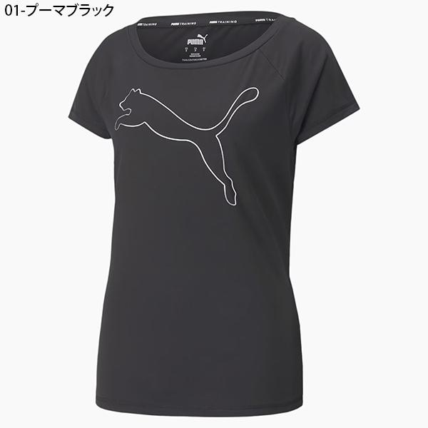 ゆうパケット対応可能！プーマ レディース 半袖 Tシャツ PUMA FAVORITE CAT SS Tシャツ ビッグロゴ トレーニング ウェア 2024春夏新色 522853｜elephant｜02