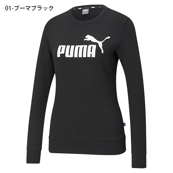 プーマ レディース スウェット トレーナー PUMA ESS ロゴ クルースウェット ビッグロゴ 裏毛 カジュアル 588707｜elephant｜02