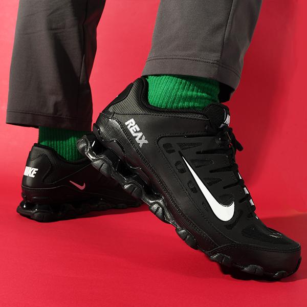 ソールで魅せる ナイキ スニーカー メンズ NIKE リアックス 8 TR メッシュ ジム トレーニング シューズ 靴 REAX 8 TR ブラック 621716 2026春夏新作の画像