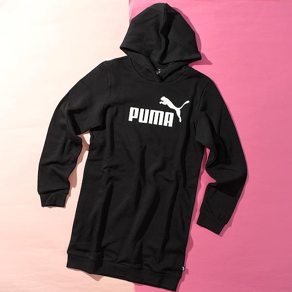 PUMA（プーマ） 30%off キッズ ガールズ スウェット ロング丈 パーカー