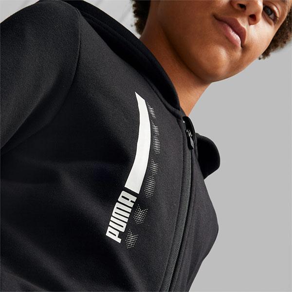 現品のみ 40%off プーマ キッズ スウェット パーカー PUMA ACTIVE SPORTS FULL-ZIP HOODIE TR B ジュニア 子供 裏毛 フルジップ ジャージ トレーナー 672644｜elephant｜14