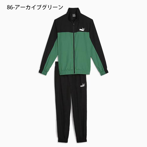 プーマ メンズ レディース ウインドブレーカー 上下セット PUMA ウーブン トラックスーツ ナイロン ジャージ セットアップ 上下組 ウェア 2024春夏新作 681261｜elephant｜05