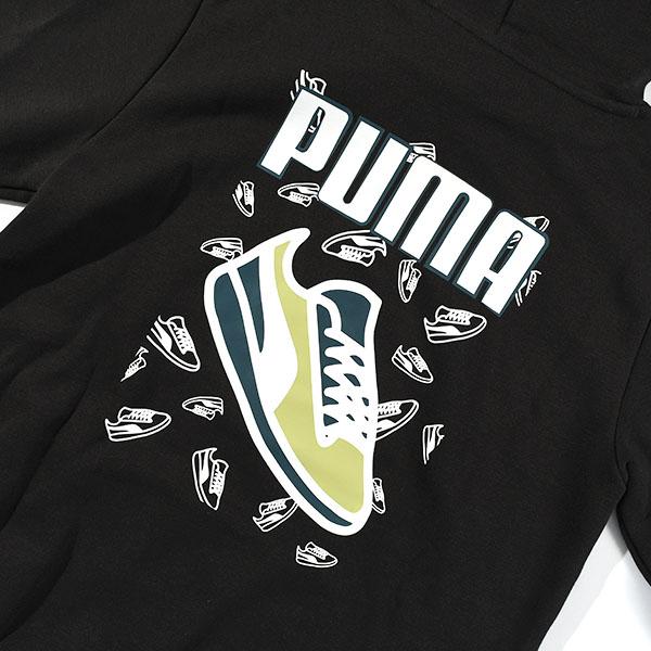 PUMA プーマ キッズ スウェット パーカー ESS+ LOGO LAB HOLIDAY 