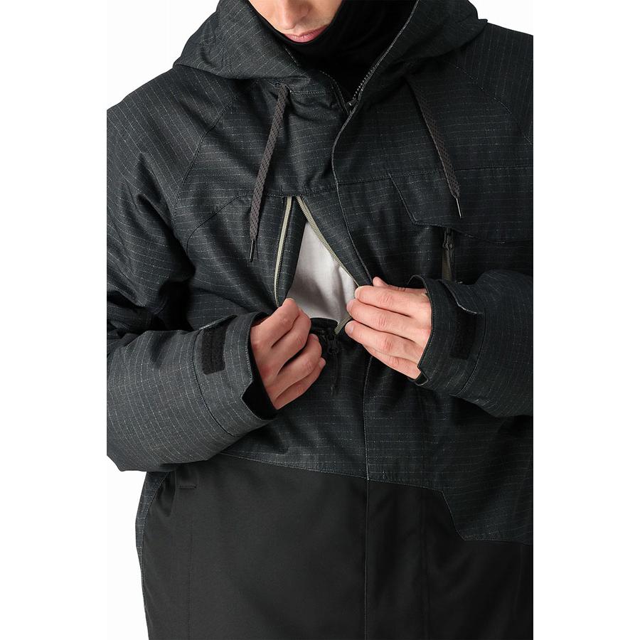 686 SIXEIGHTSIX スノーボードウェア ジャケット ブラック グレー 686（シックスエイトシックス） 35%off 送料無料 スノーボードウェア