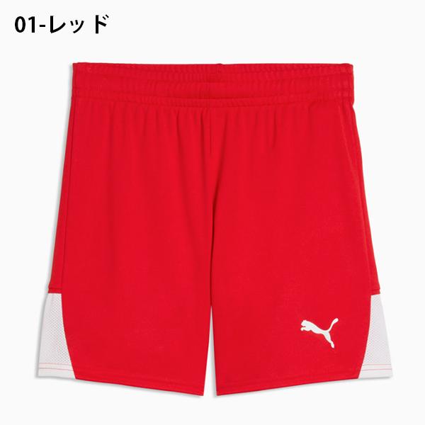 プーマ キッズ ショートパンツ 下 PUMA TEAMLIGA ショーツ JR ジュニア 子供 短パン ハーフパンツ サッカー トレーニング ウェア 2026春夏新作 707343 | PUMA | 01