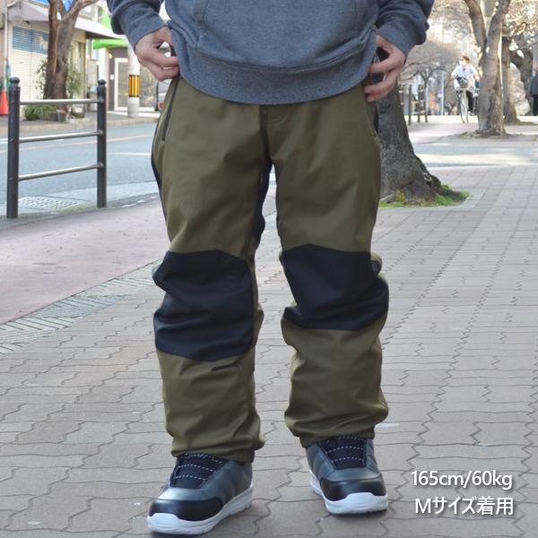 45%off スノーボードウェア パンツ AA HARDWEAR ダブルエー ハードウェア UNITED PANTS カーキ メンズ 72122333の画像