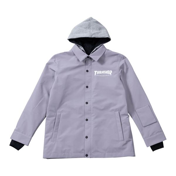 ラスト1着 Sサイズ 40%off スノーボードウェア コーチジャケット AA HARDWEAR ダブルエー ハードウェア パープル SELBY JACKET レディース ガール ジャケットの画像