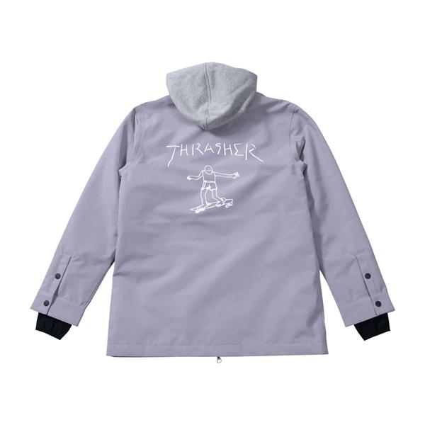 ラスト1着 Sサイズ 40%off スノーボードウェア コーチジャケット AA HARDWEAR ダブルエー ハードウェア パープル SELBY JACKET レディース ガール ジャケットの画像