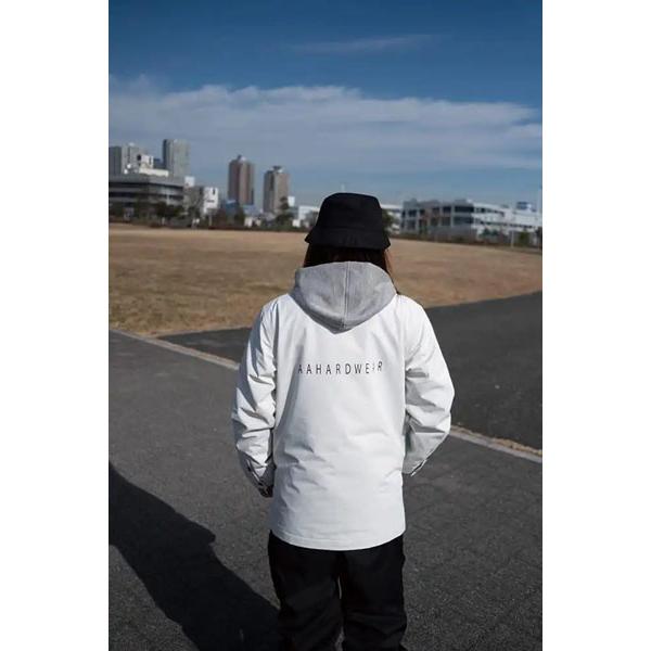 40%off スノーボードウェア コーチジャケット AA HARDWEAR ダブルエー ハードウェア ホワイト SELBY JACKET レディース ガール ジャケットの画像