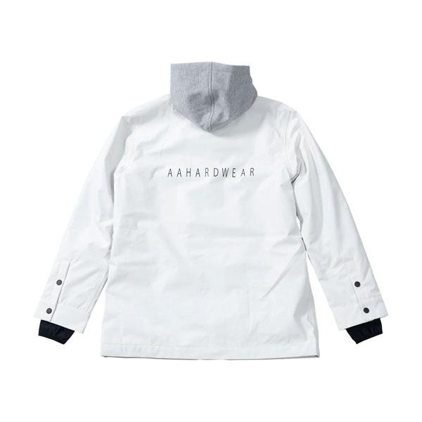40%off スノーボードウェア コーチジャケット AA HARDWEAR ダブルエー ハードウェア ホワイト SELBY JACKET レディース ガール ジャケットの画像
